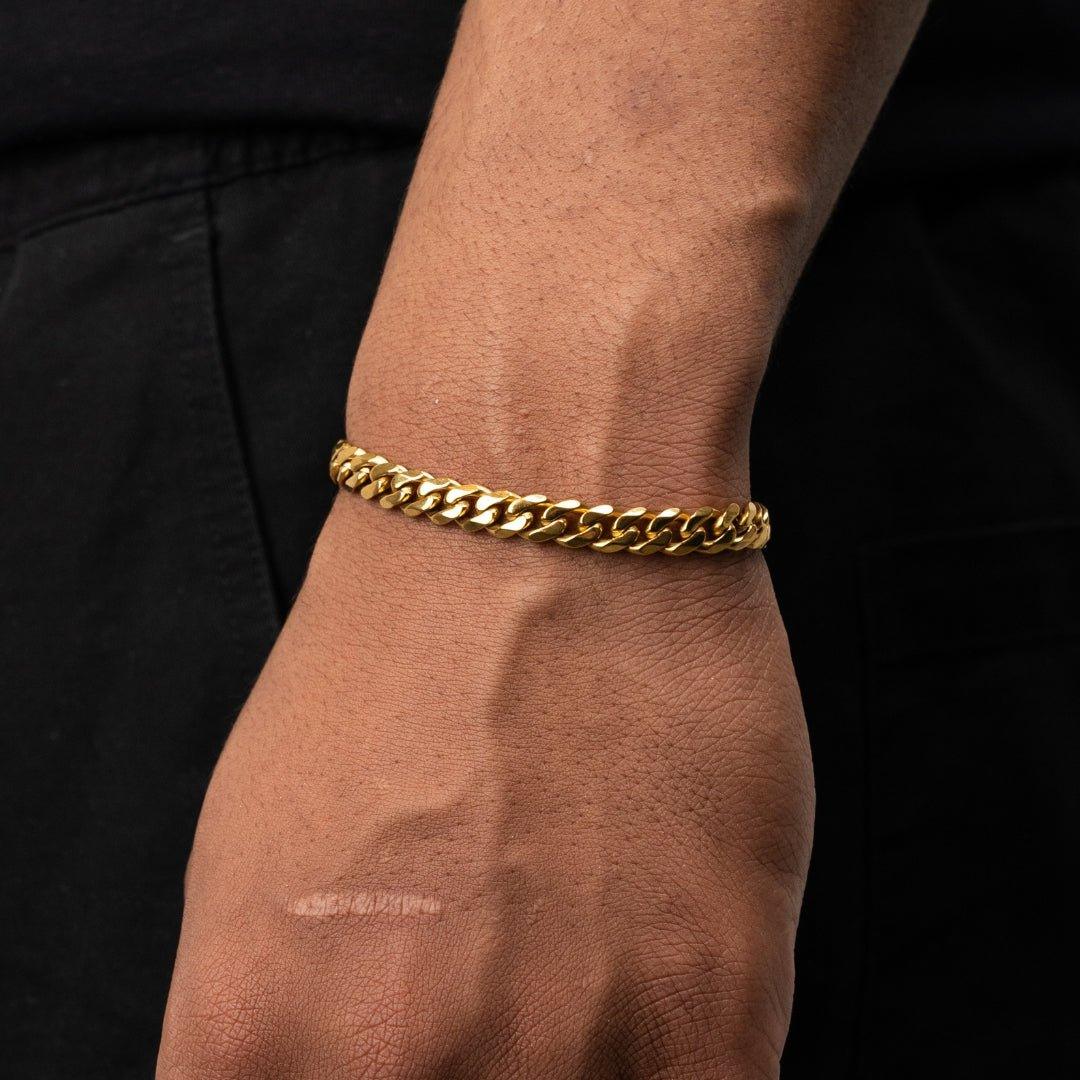 Cuban Bracelet Clasp (Gold) 8MM