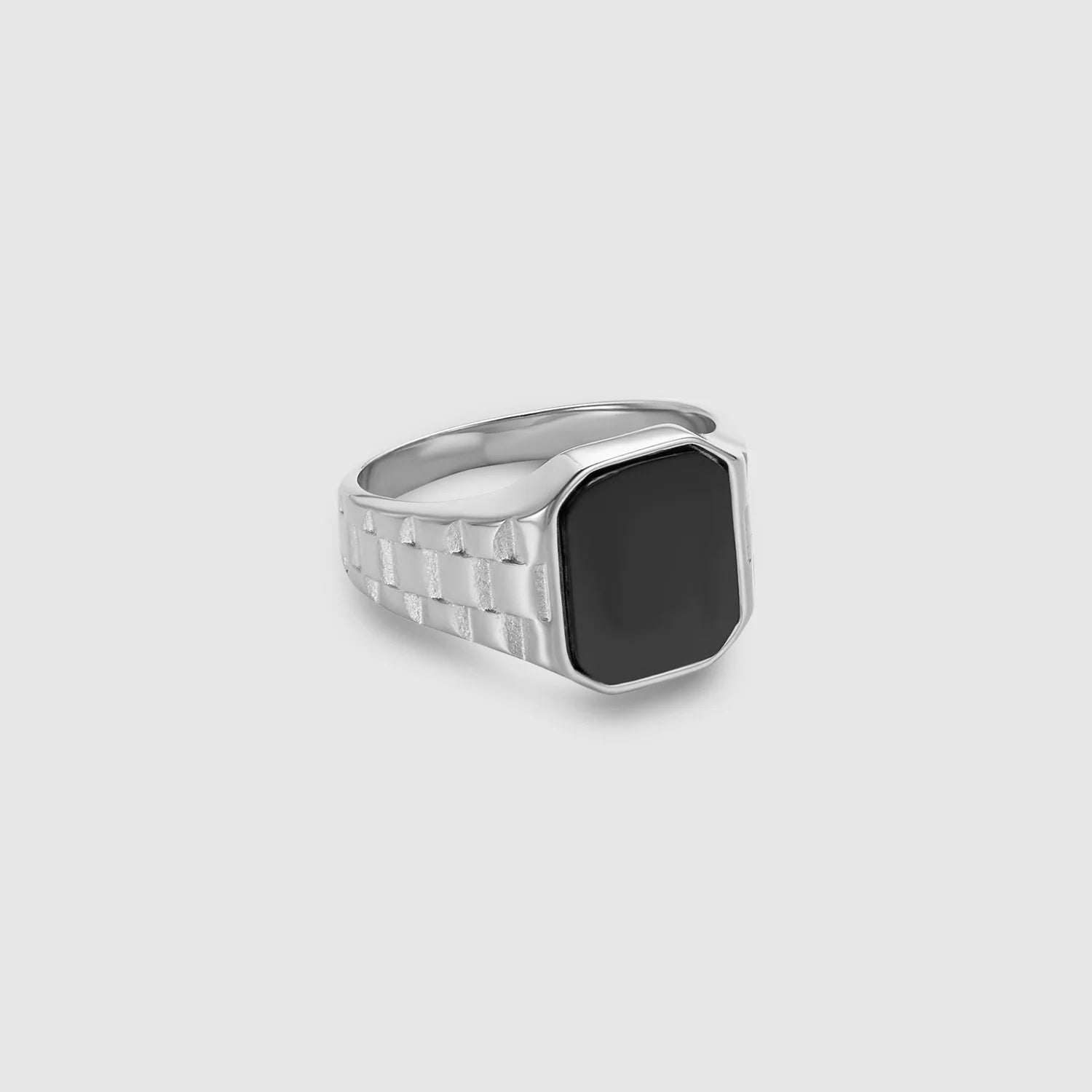 Watch Black Ring (Silver)