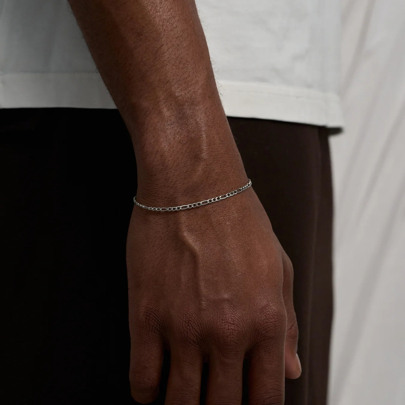 Figaro Bracelet (Silver) 3MM