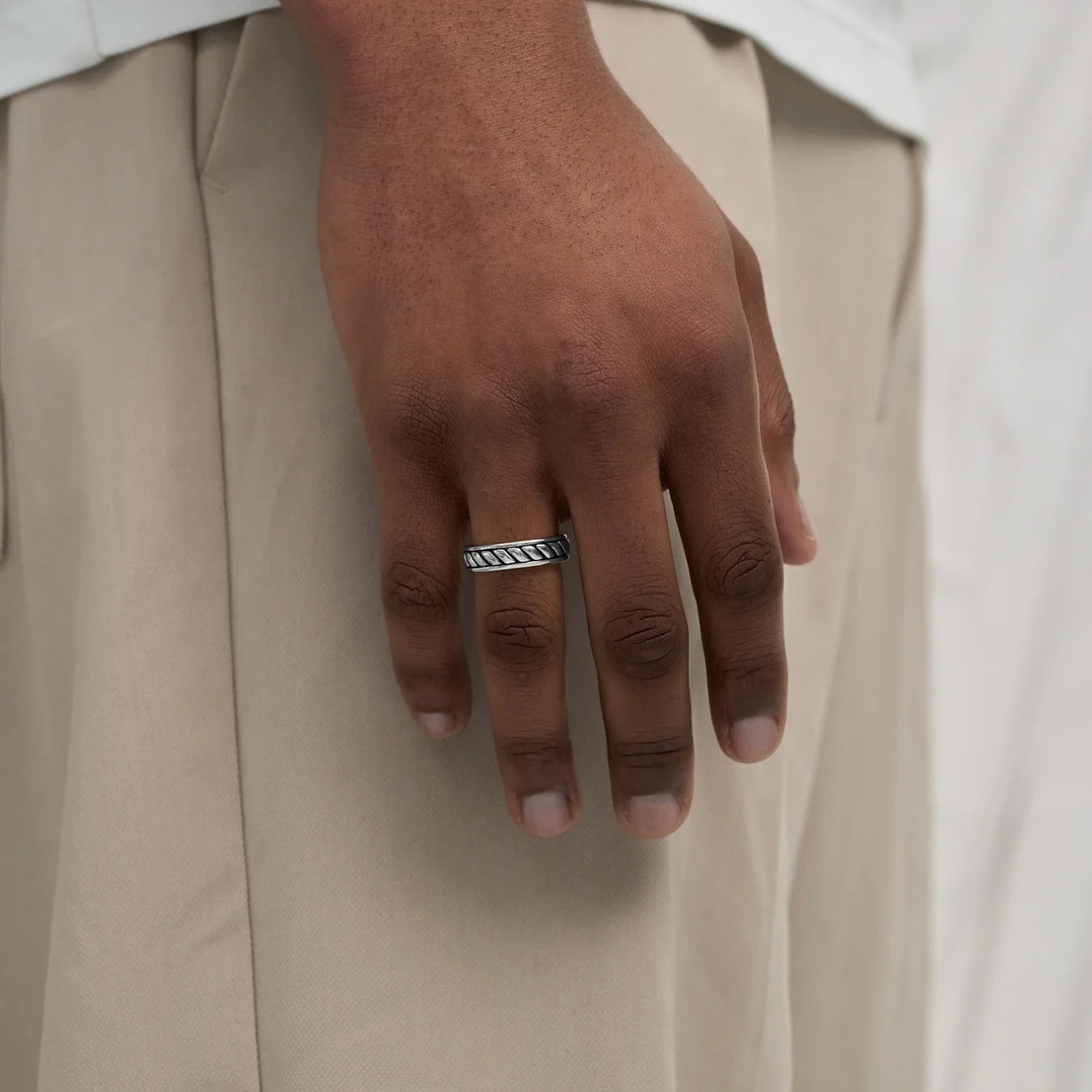Rope Ring (Silver)
