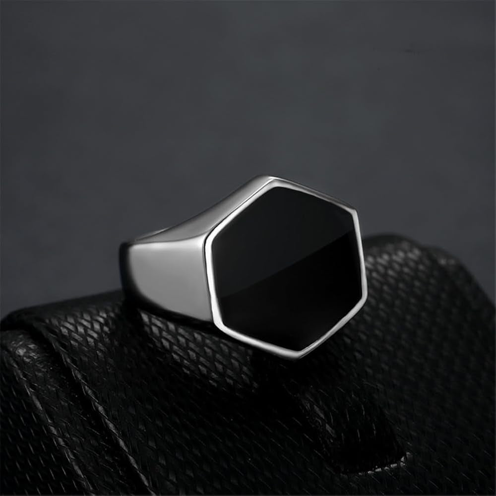 Hexagon Ring (Silver)