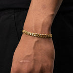 Cuban Bracelet Clasp (Gold) 8MM