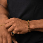 Cuban Bracelet Clasp (Gold) 8MM