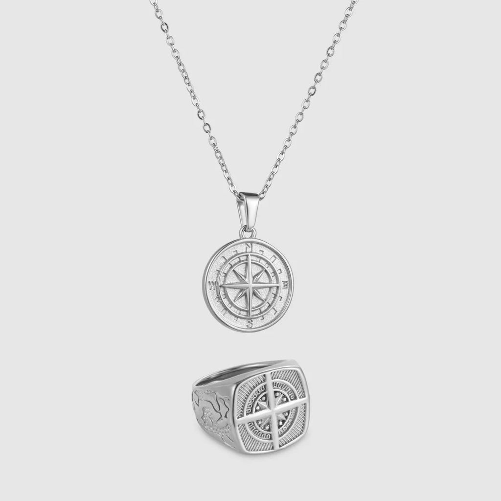 Compass Set (Silver)
