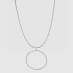 Cuban Set 3MM (Silver)