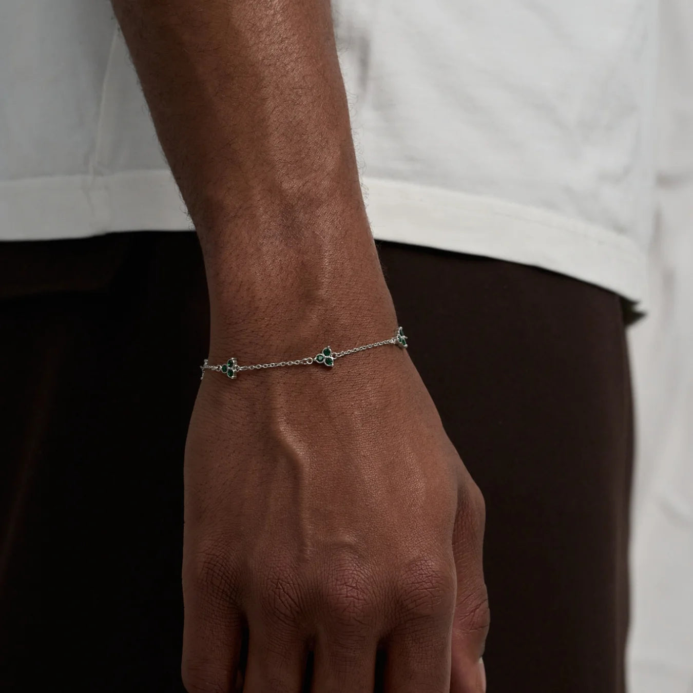 Aurora x Green Clover Set (Silver)