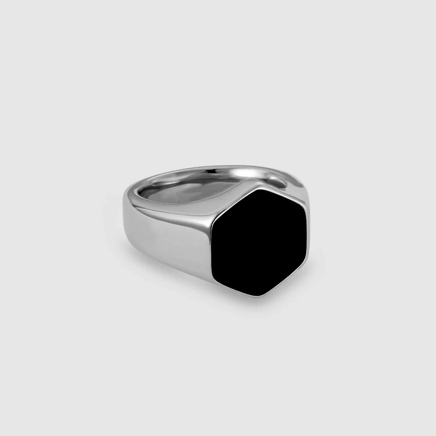 Hexagon Ring (Silver)
