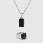 Eclipse x King Black Signet Set (Silver)