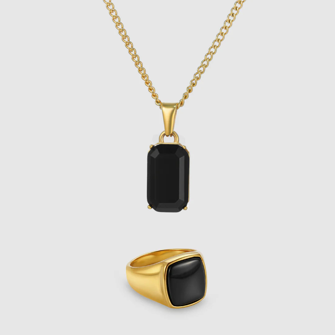 Eclipse x King Black Signet Set (Gold)