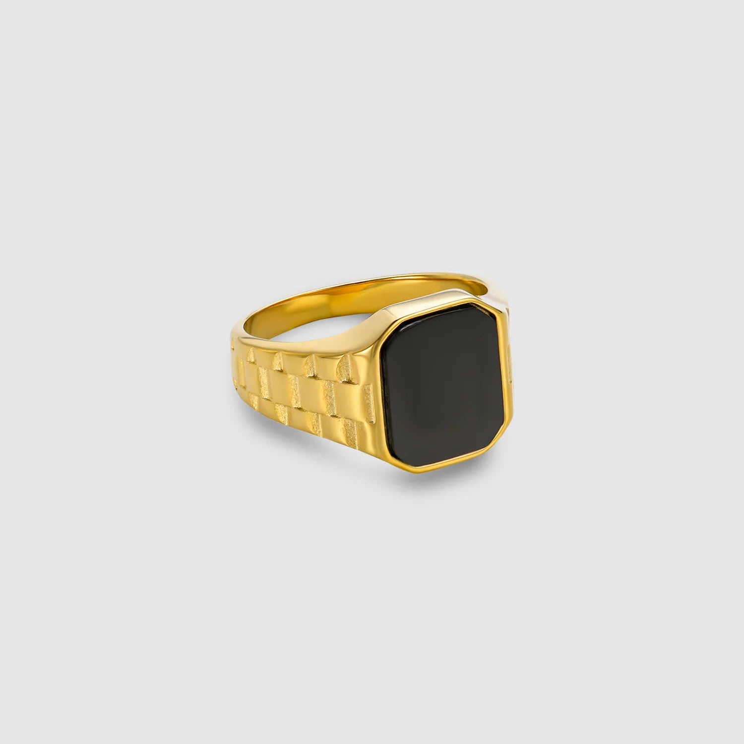 Watch Black Ring (Gold)